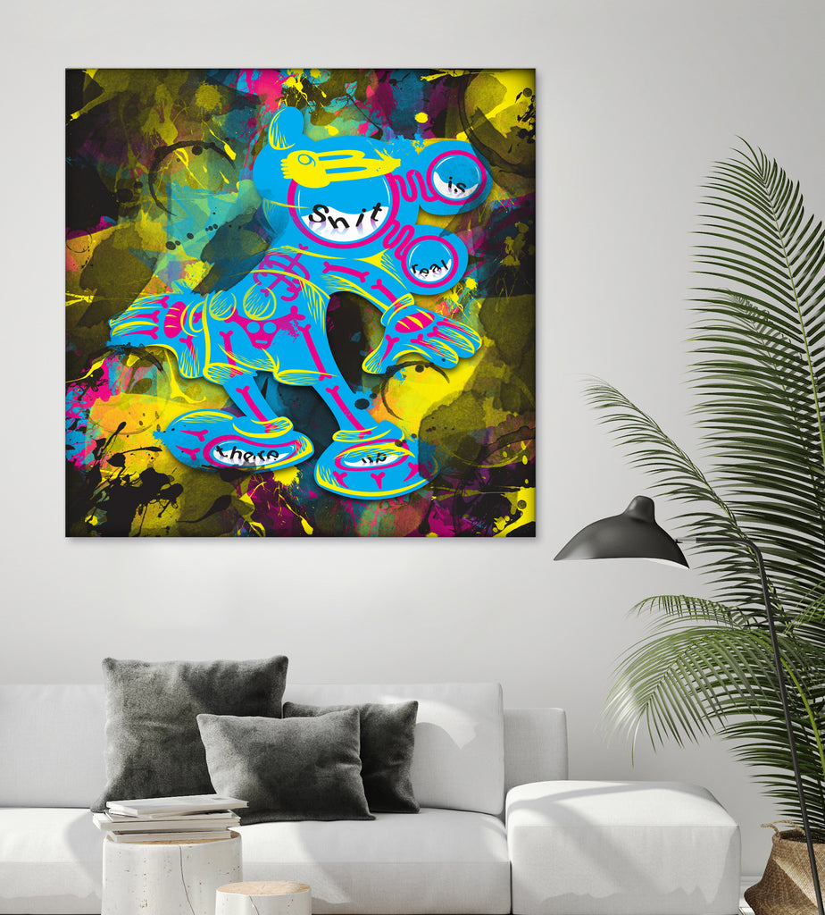 Dipopai - What's up there? - Black by Neo Dhlamini on GIANT ART - black digital painting