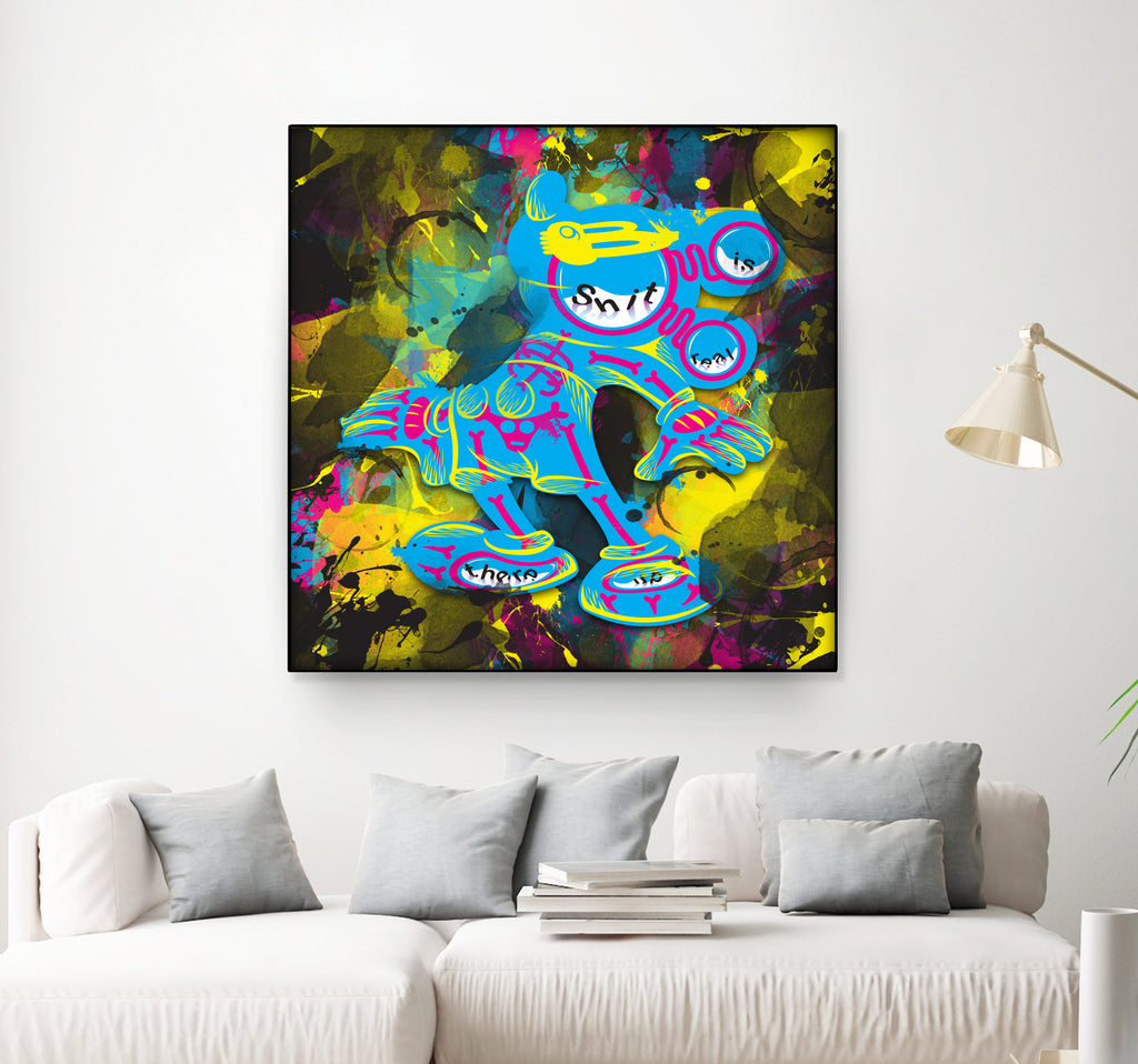 Dipopai - What's up there? - Black by Neo Dhlamini on GIANT ART - black digital painting