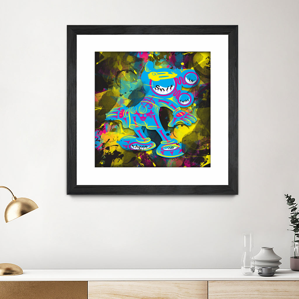 Dipopai - What's up there? - Black by Neo Dhlamini on GIANT ART - black digital painting