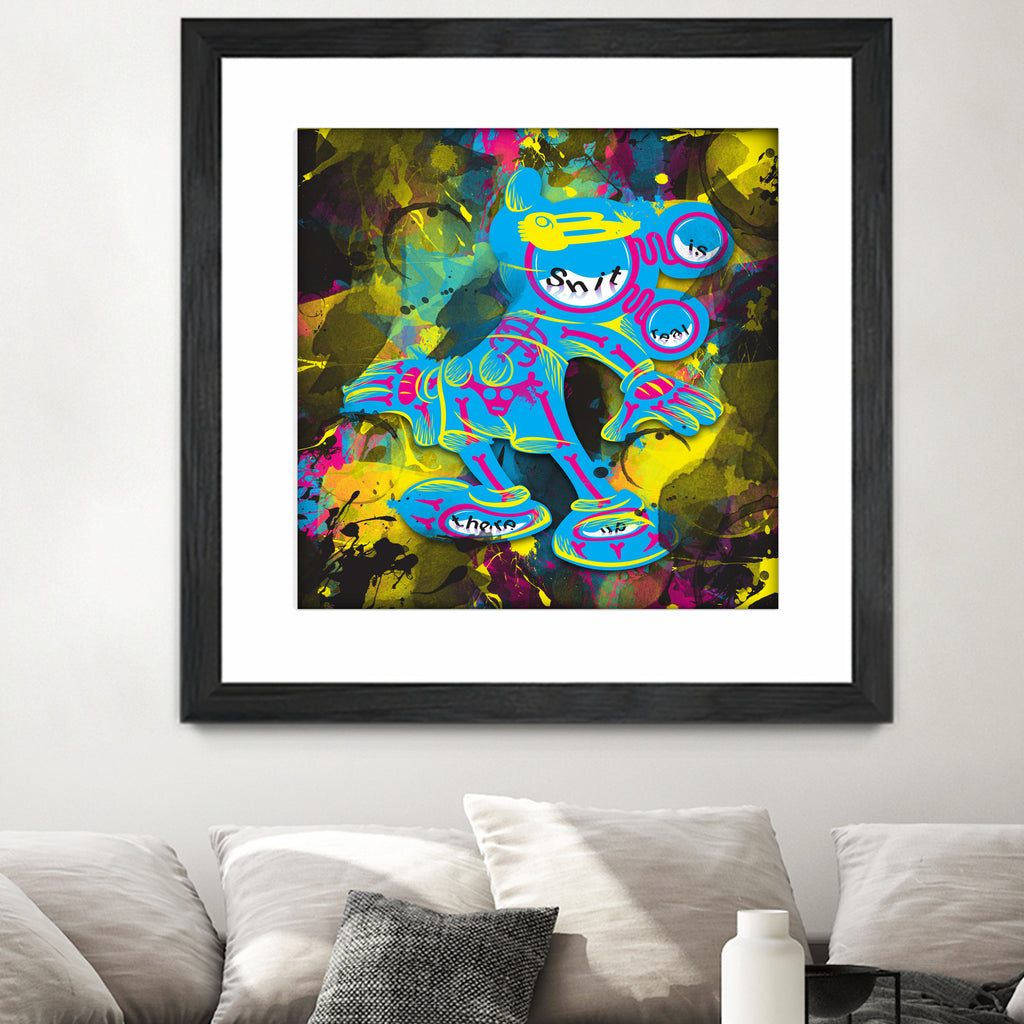 Dipopai - What's up there? - Black by Neo Dhlamini on GIANT ART - black digital painting