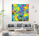 Dipopai - Bring the fight - Yellow by Neo Dhlamini on GIANT ART - yellow digital painting