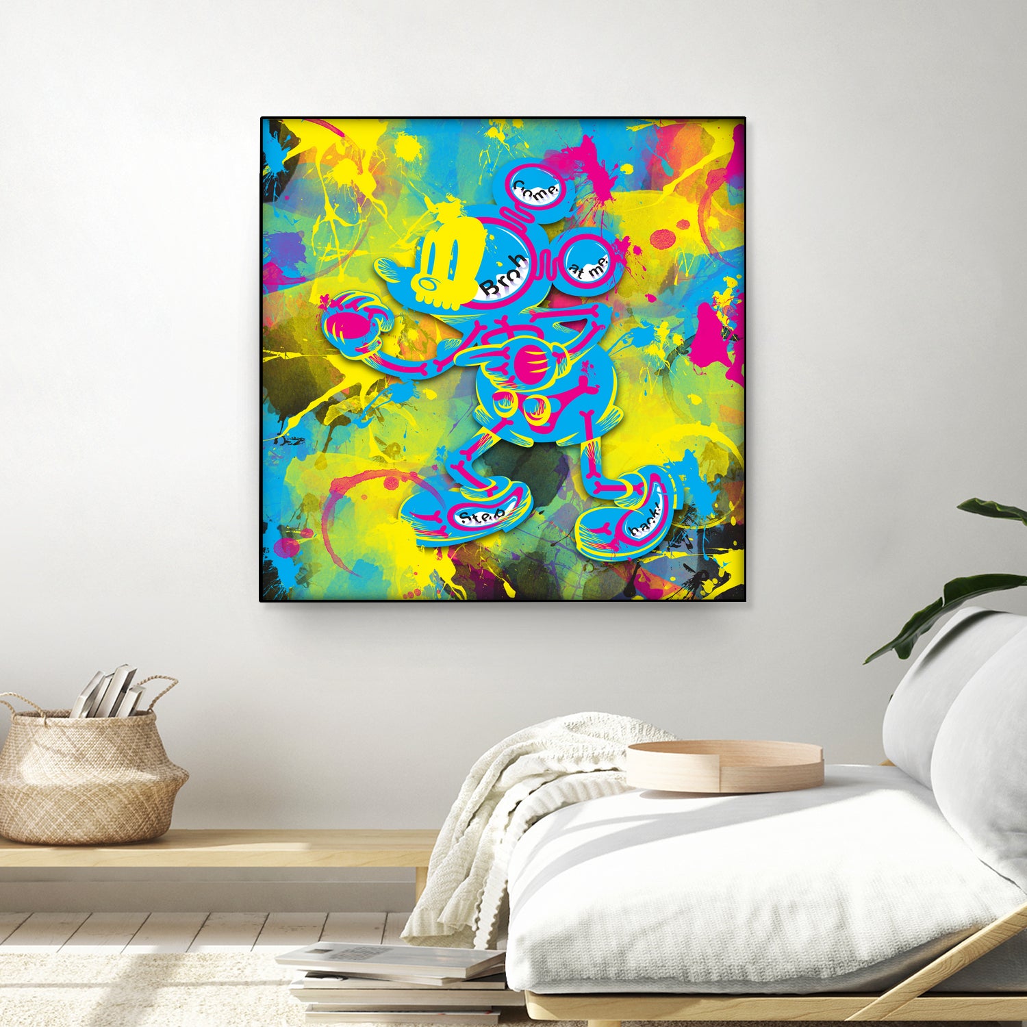 Dipopai - Bring the fight - Yellow by Neo Dhlamini on GIANT ART - yellow digital painting