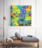 Dipopai - Bring the fight - Yellow by Neo Dhlamini on GIANT ART - yellow digital painting