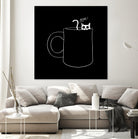 I Need Coffee by Tobias Fonseca on GIANT ART - black digital drawing