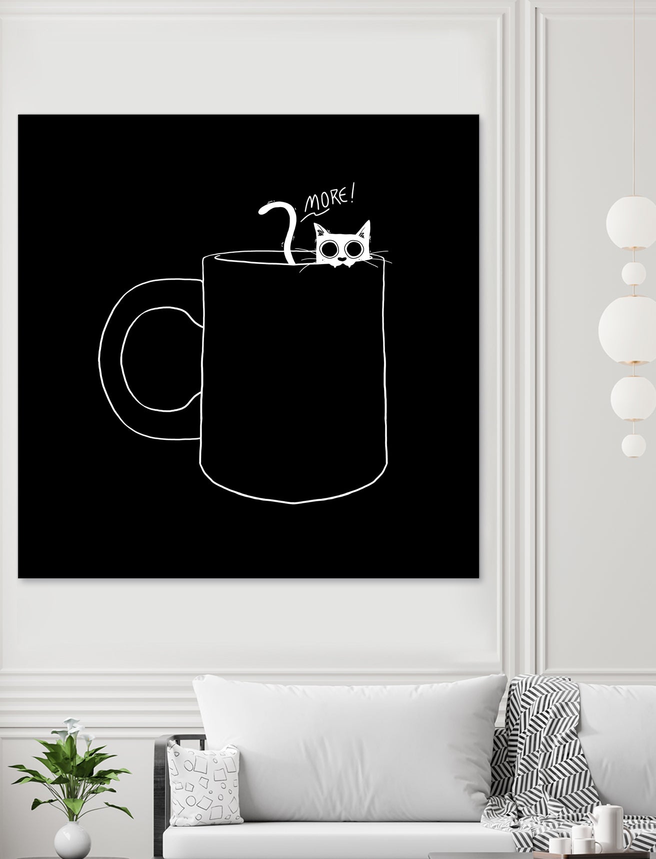 I Need Coffee by Tobias Fonseca on GIANT ART - black digital drawing