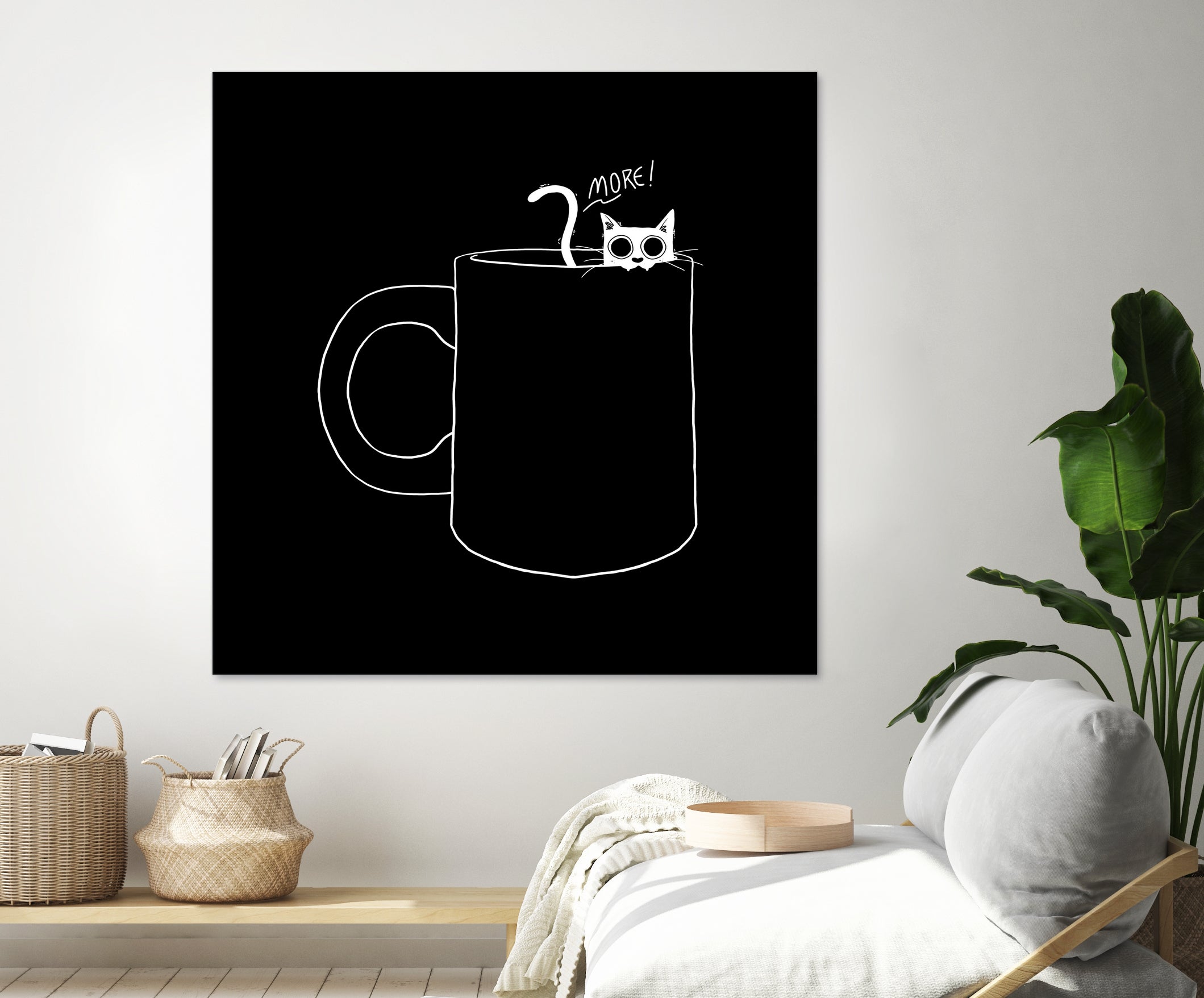 I Need Coffee by Tobias Fonseca on GIANT ART - black digital drawing