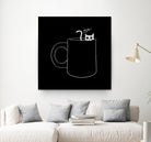 I Need Coffee by Tobias Fonseca on GIANT ART - black digital drawing