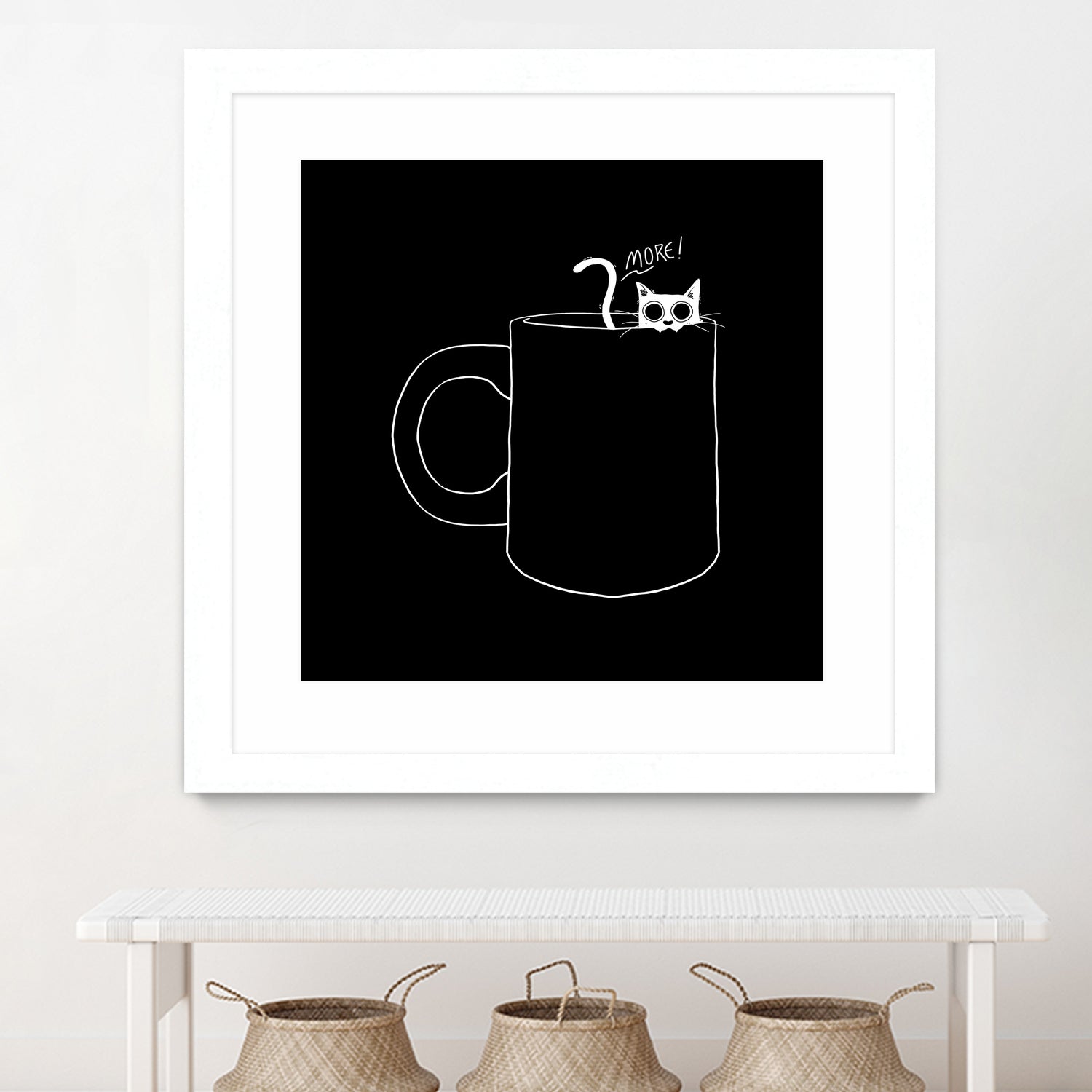 I Need Coffee by Tobias Fonseca on GIANT ART - black digital drawing