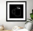 I Need Coffee by Tobias Fonseca on GIANT ART - black digital drawing