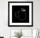 I Need Coffee by Tobias Fonseca on GIANT ART - black digital drawing