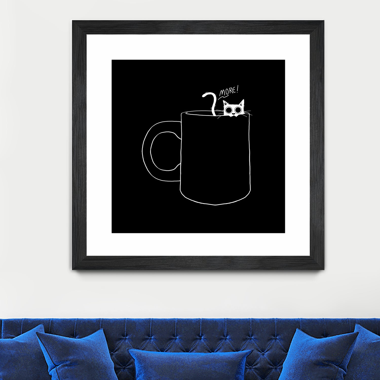 I Need Coffee by Tobias Fonseca on GIANT ART - black digital drawing