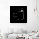 I Need Coffee by Tobias Fonseca on GIANT ART - black digital drawing