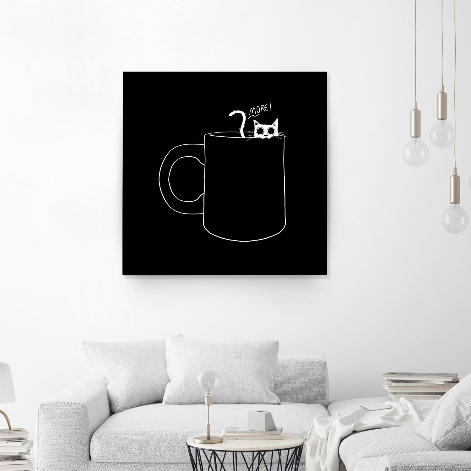 I Need Coffee by Tobias Fonseca on GIANT ART - black digital drawing