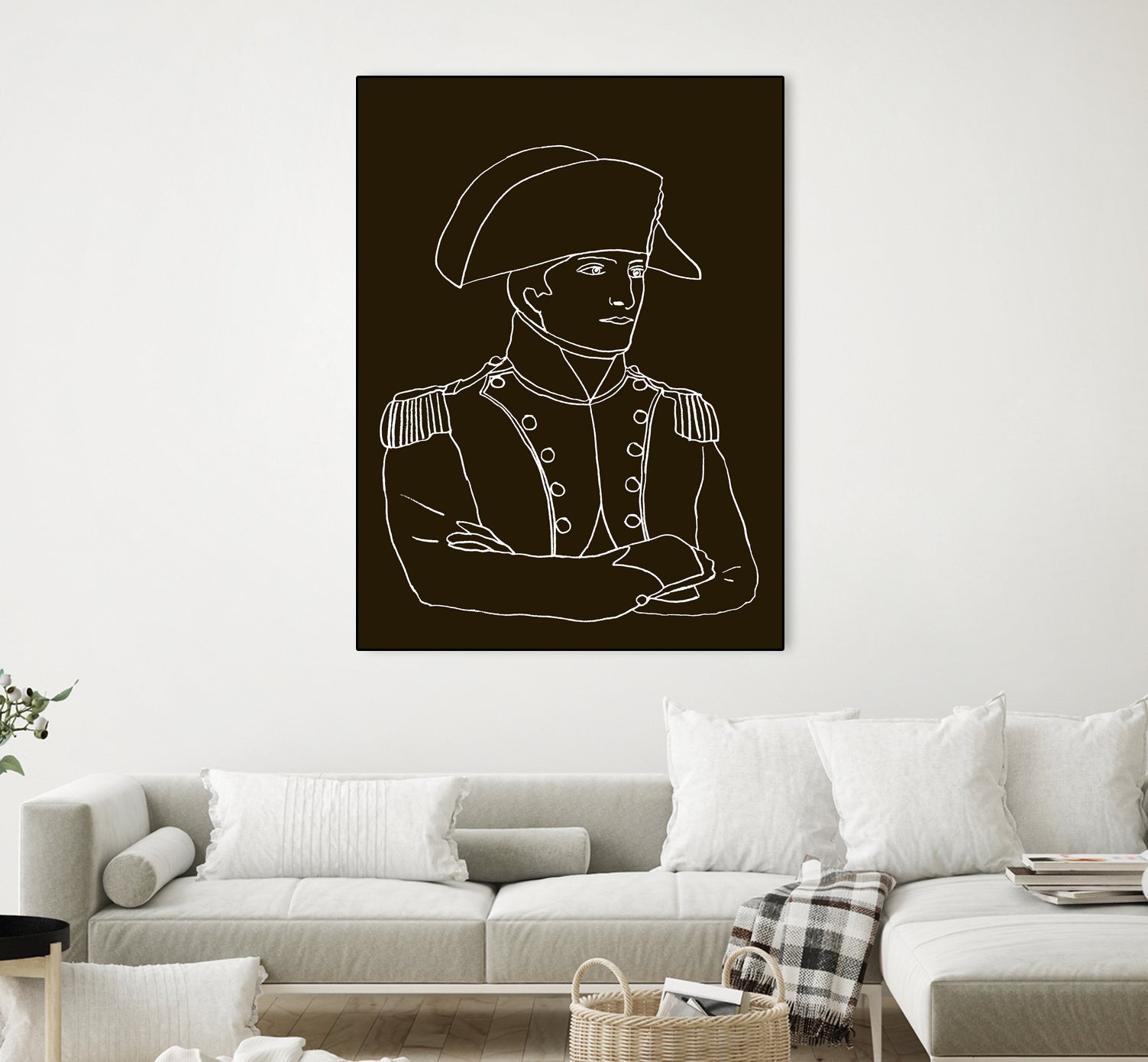 NAPOLEON WHITE LINES by Thomas Fernez on GIANT ART - black digital drawing