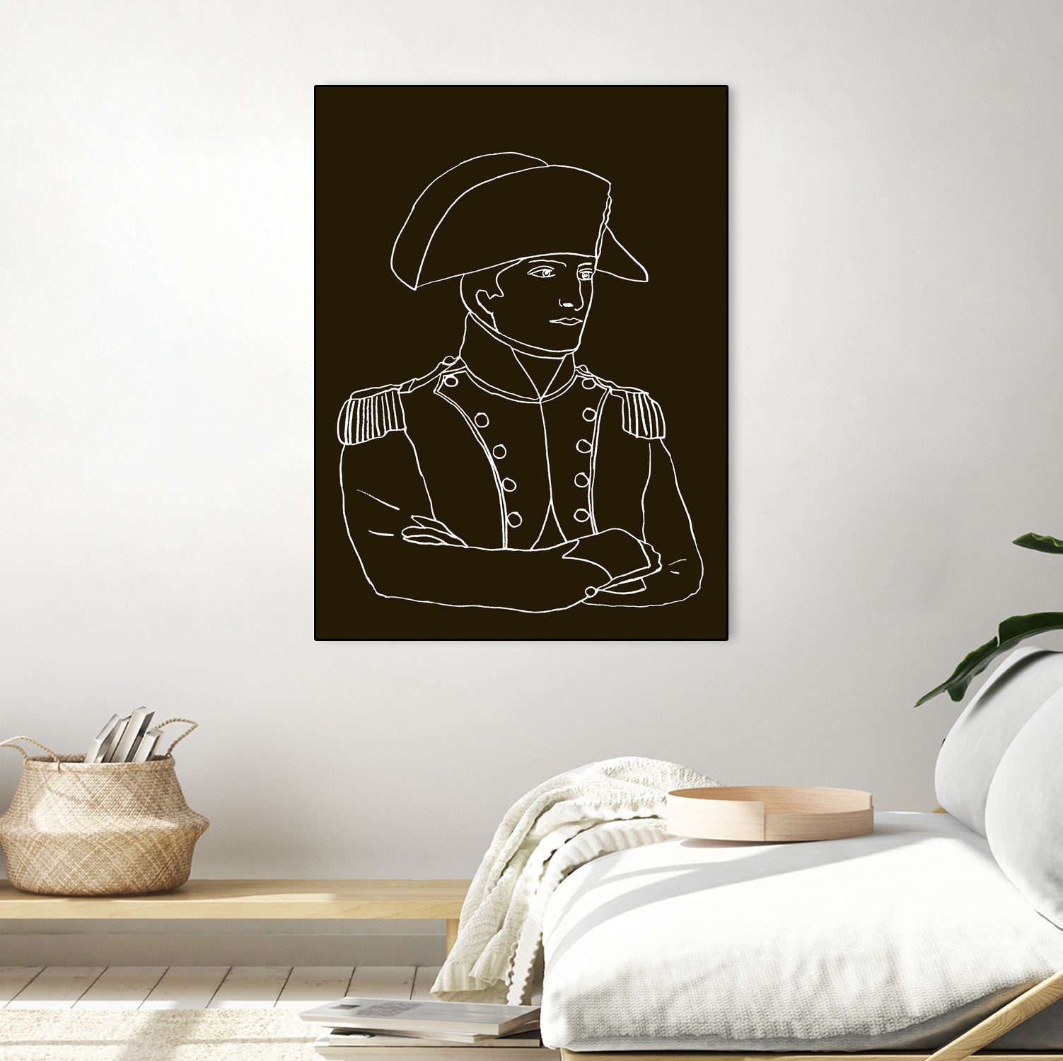 NAPOLEON WHITE LINES by Thomas Fernez on GIANT ART - black digital drawing