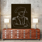 NAPOLEON WHITE LINES by Thomas Fernez on GIANT ART - black digital drawing