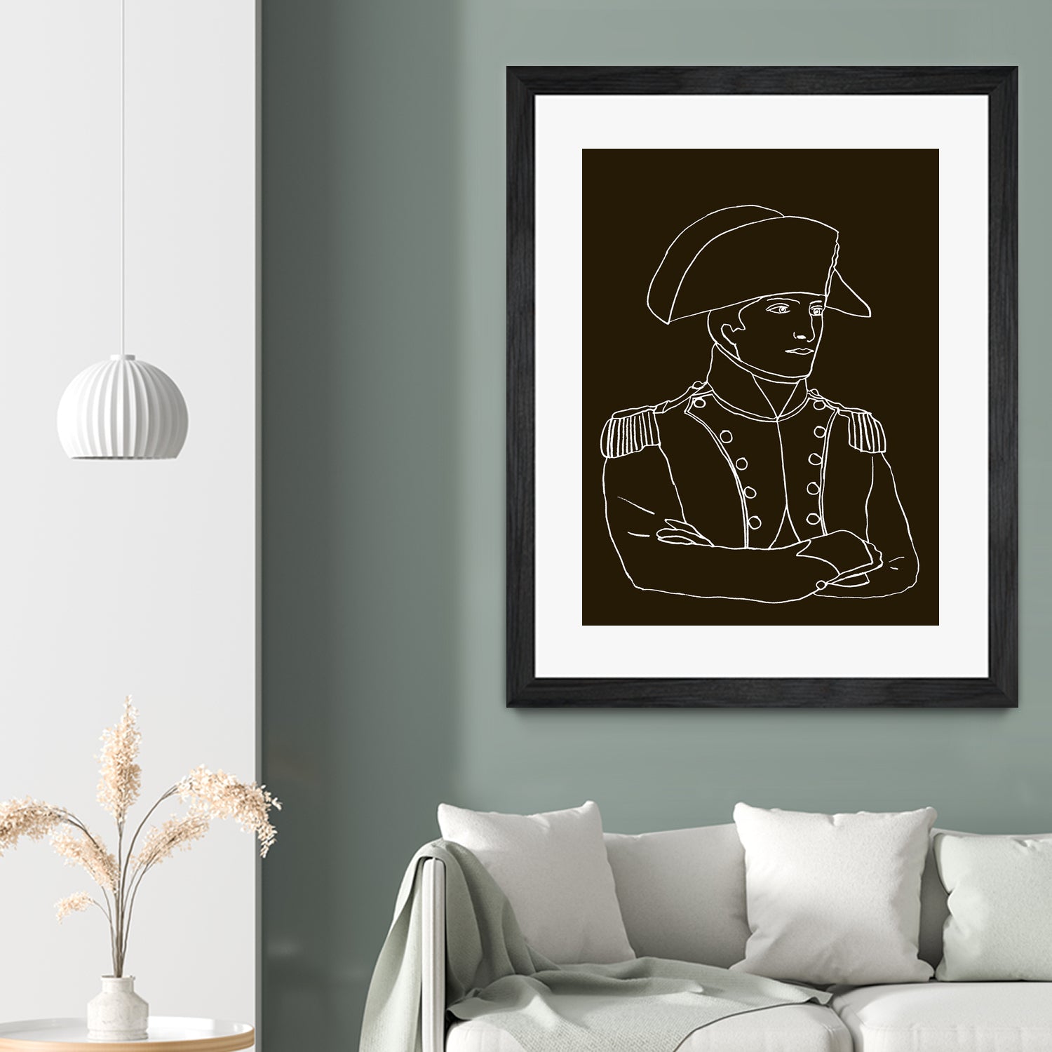 NAPOLEON WHITE LINES by Thomas Fernez on GIANT ART - black digital drawing