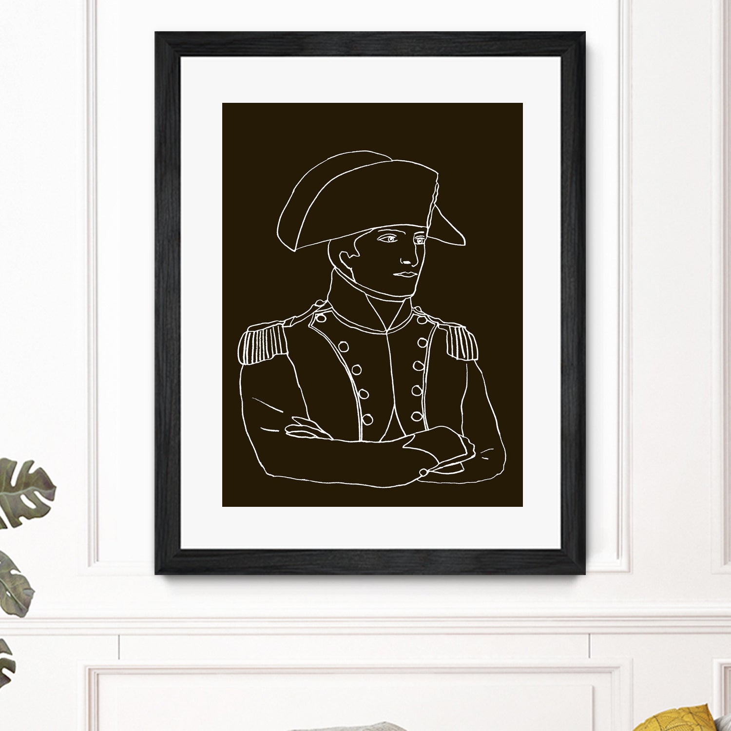 NAPOLEON WHITE LINES by Thomas Fernez on GIANT ART - black digital drawing