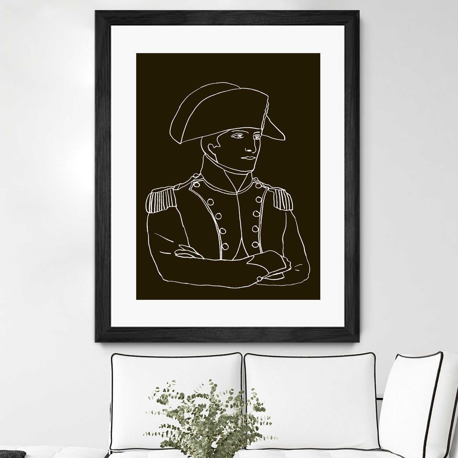 NAPOLEON WHITE LINES by Thomas Fernez on GIANT ART - black digital drawing