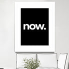 now by Action Zebra on GIANT ART - black typography