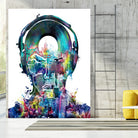 new york  city sound colorful by Bekim Mehovic on GIANT ART - white digital painting