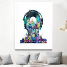 new york  city sound colorful by Bekim Mehovic on GIANT ART - white digital painting