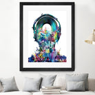 new york  city sound colorful by Bekim Mehovic on GIANT ART - white digital painting