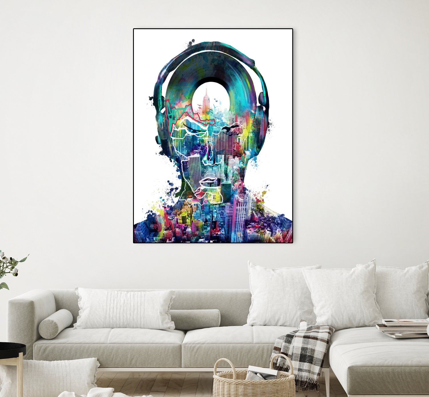 new york  city sound colorful by Bekim Mehovic on GIANT ART - white digital painting