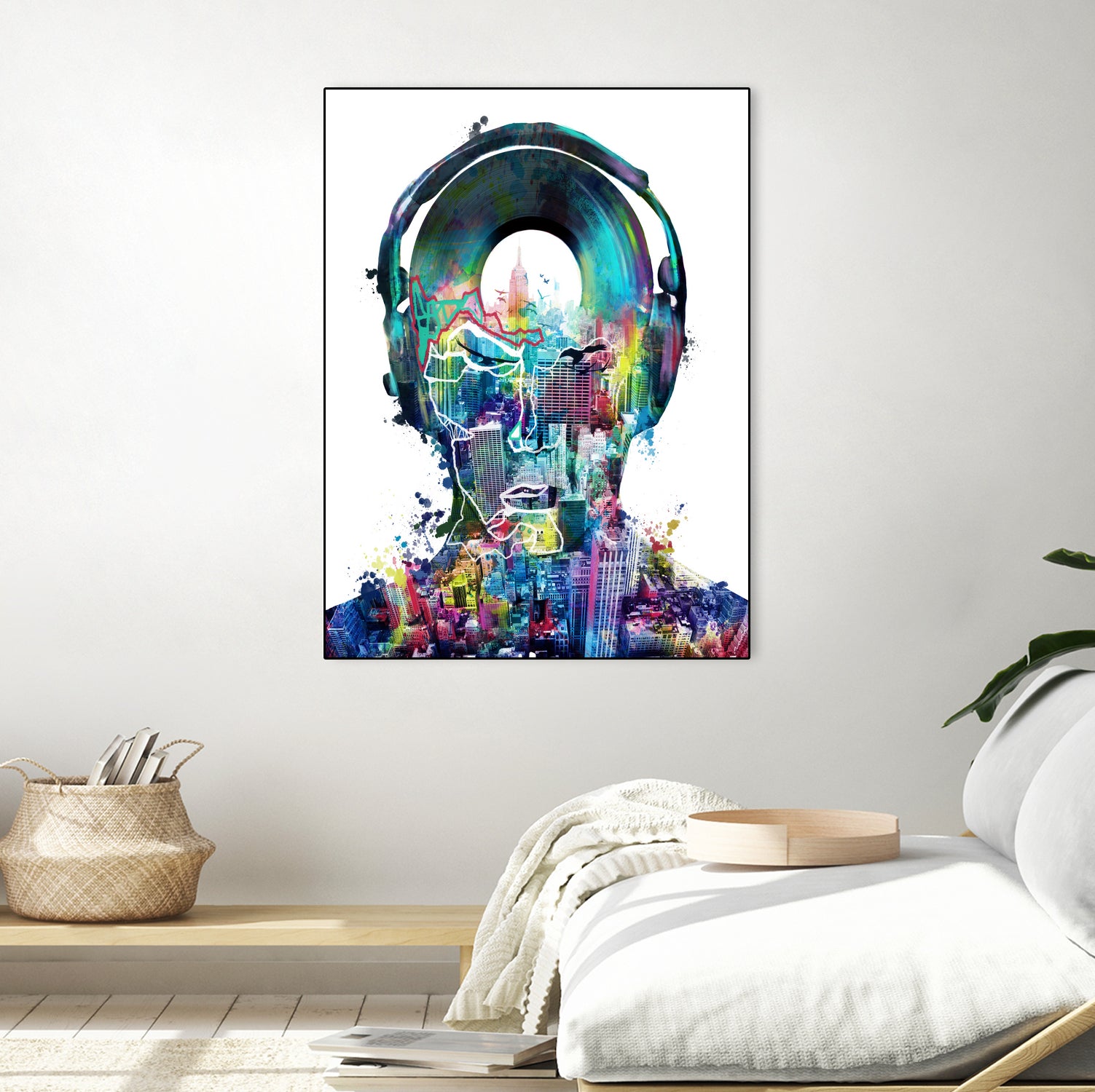 new york  city sound colorful by Bekim Mehovic on GIANT ART - white digital painting