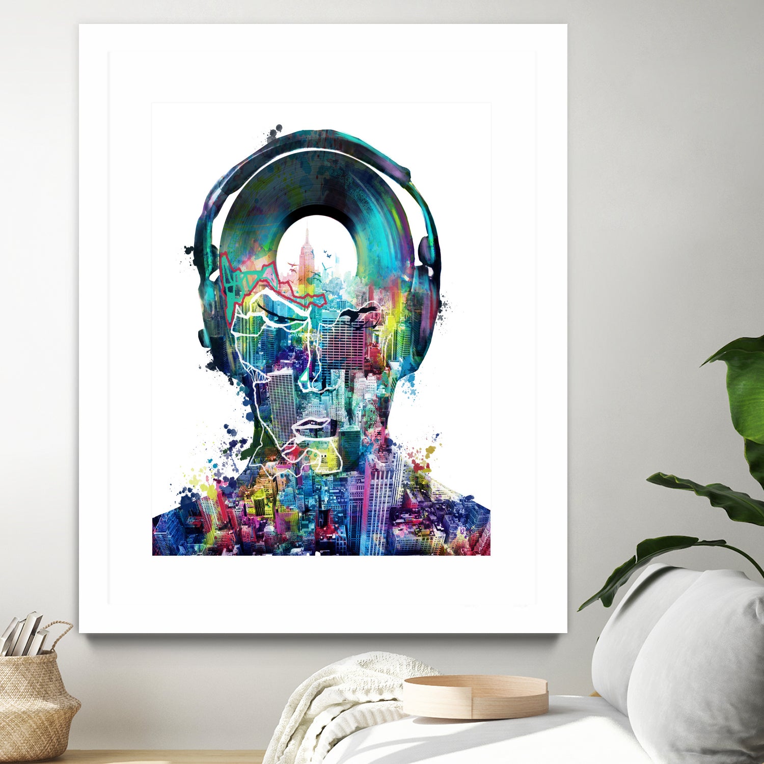 new york  city sound colorful by Bekim Mehovic on GIANT ART - white digital painting