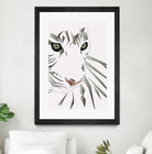 Tiger's Tranquility by Romina Lutz on GIANT ART - white digital painting