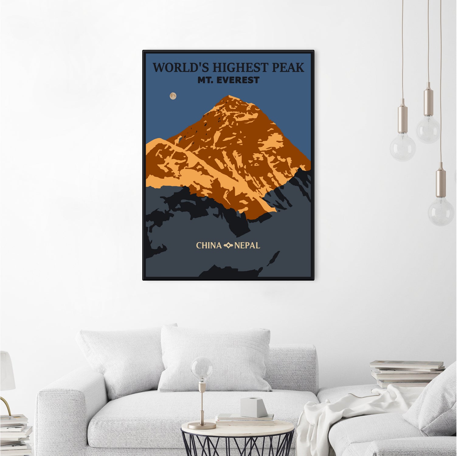 Everest by Sean Womack on GIANT ART - blue digital drawing