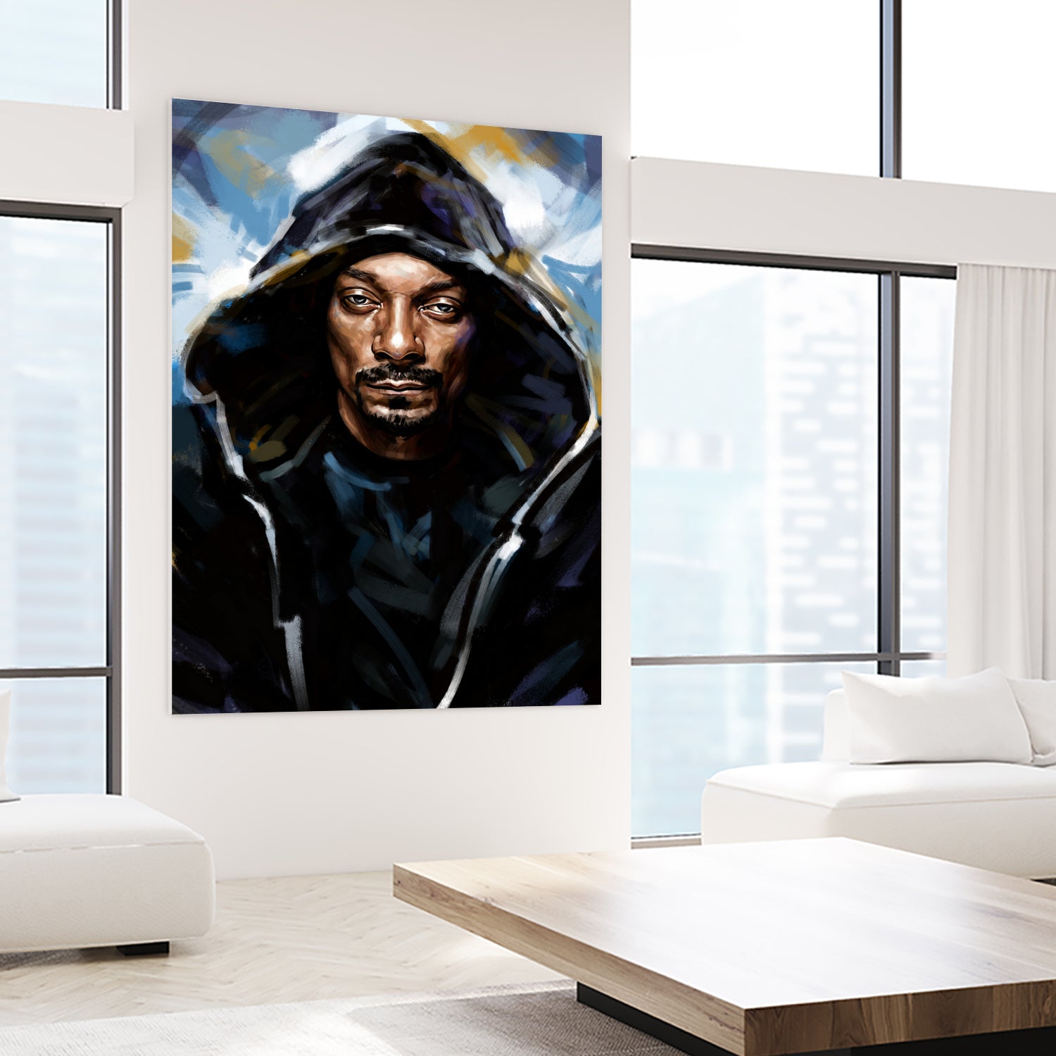 Snoop Dogg by Dmitry Belov on GIANT ART - black digital painting