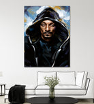 Snoop Dogg by Dmitry Belov on GIANT ART - black digital painting