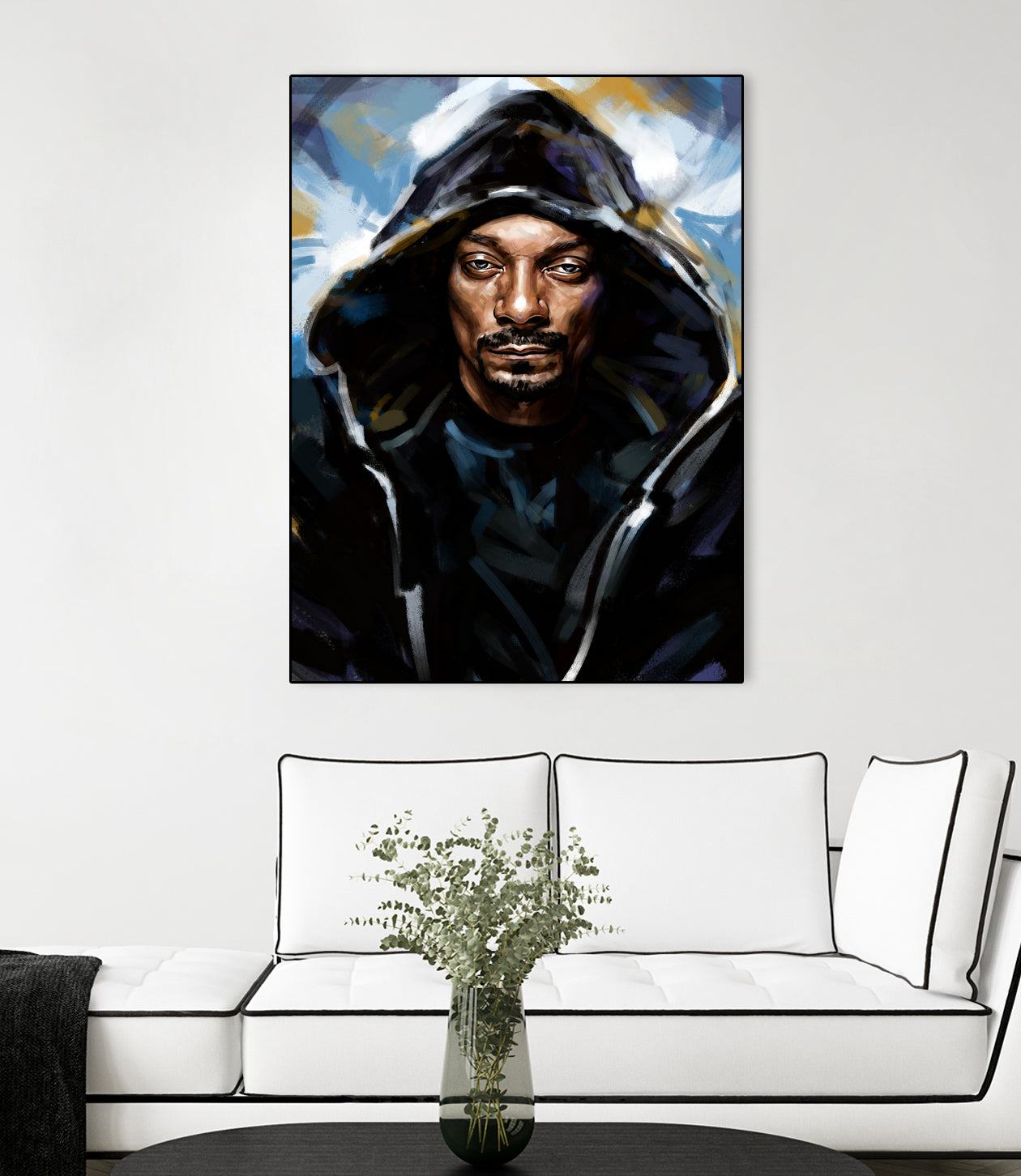 Snoop Dogg by Dmitry Belov on GIANT ART - black digital painting