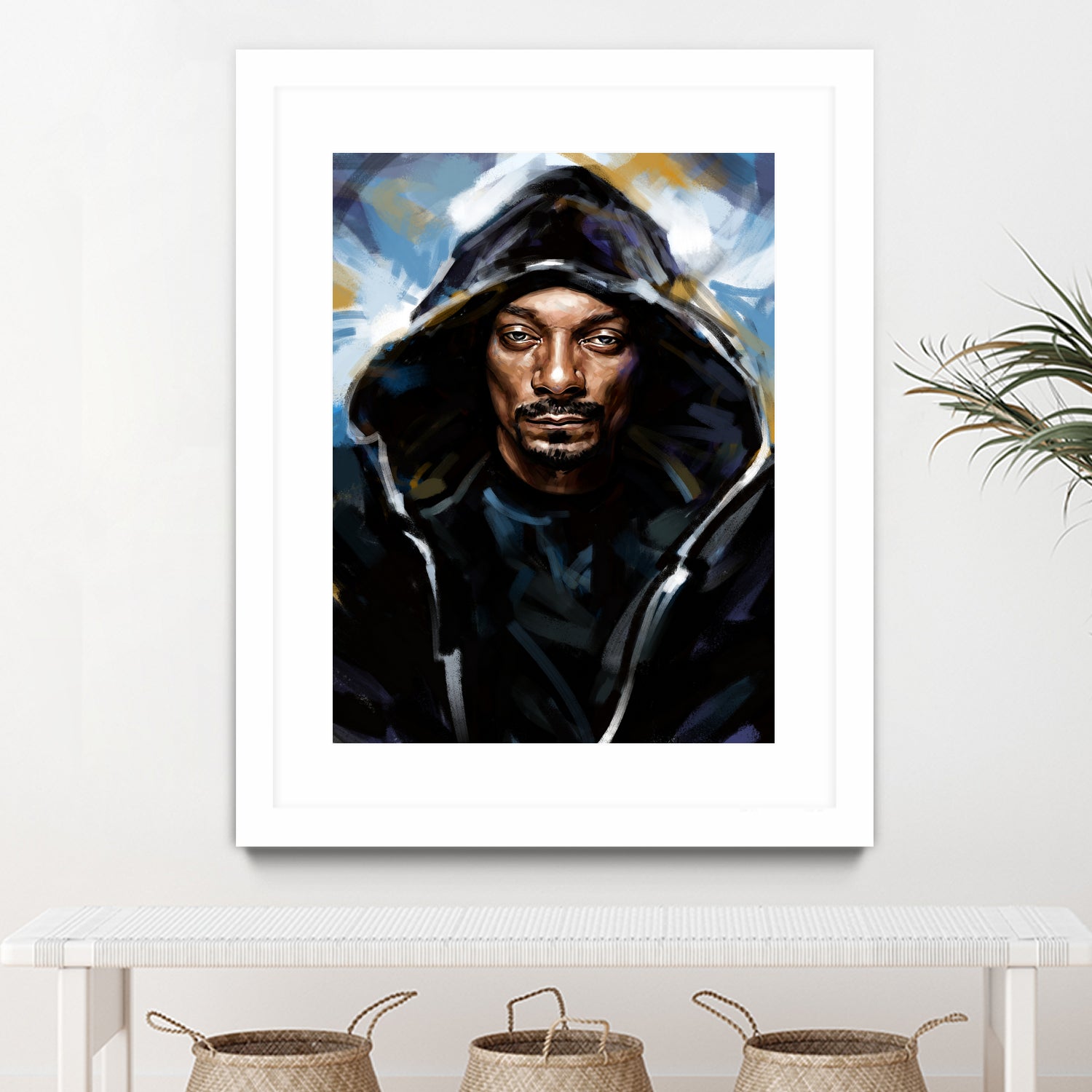 Snoop Dogg by Dmitry Belov on GIANT ART - black digital painting