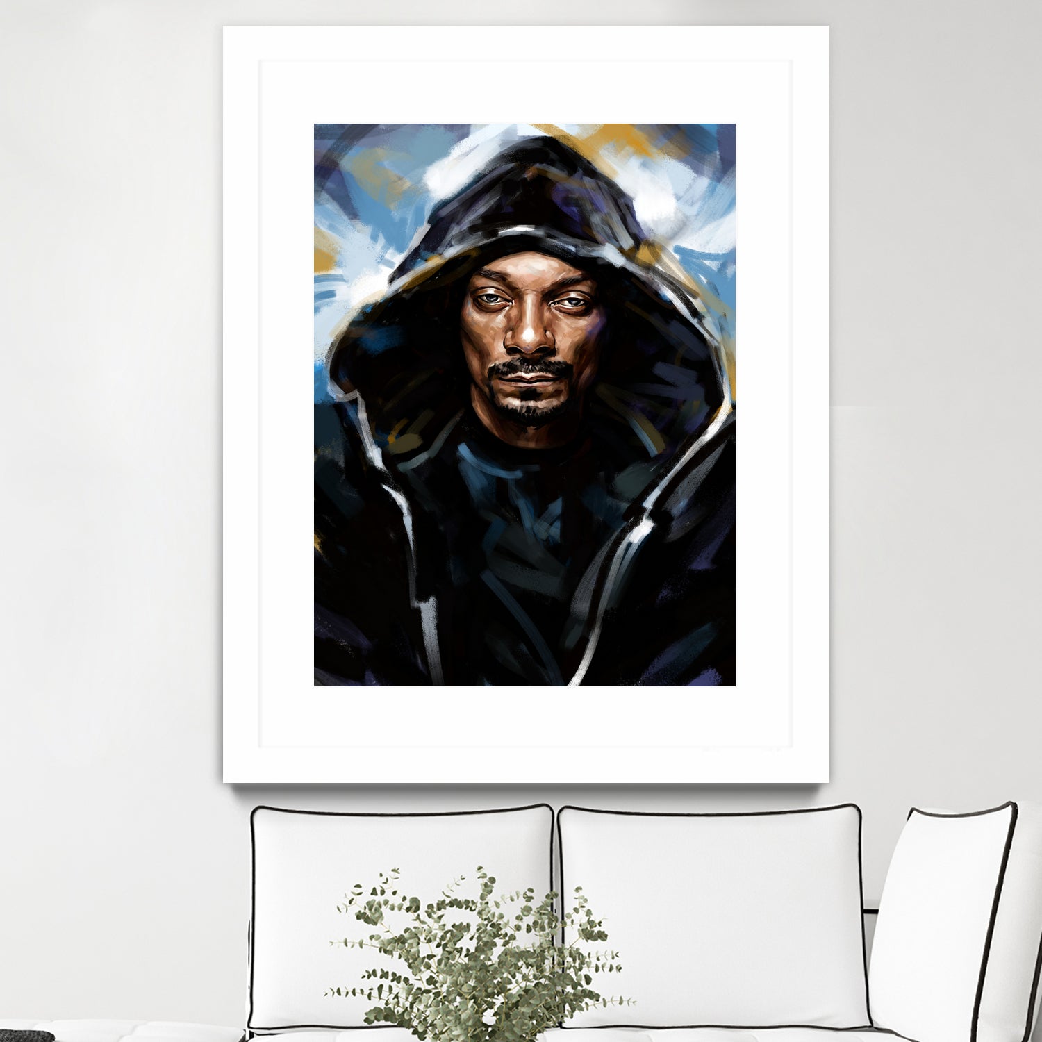 Snoop Dogg by Dmitry Belov on GIANT ART - black digital painting