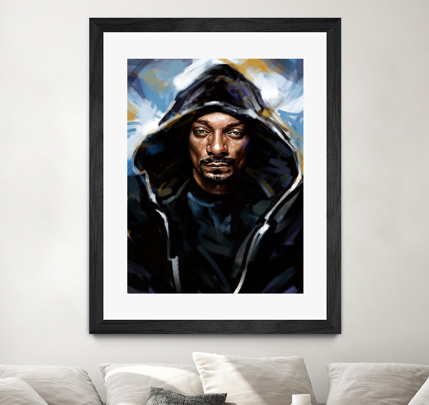 Snoop Dogg by Dmitry Belov on GIANT ART - black digital painting