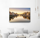 Ponte Vecchio by Pete Latham on GIANT ART - orange photo manipulation