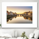 Ponte Vecchio by Pete Latham on GIANT ART - orange photo manipulation