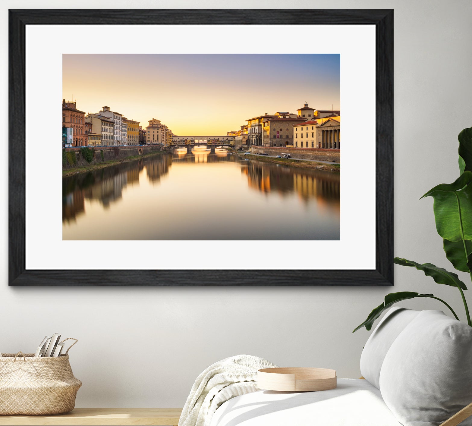 Ponte Vecchio by Pete Latham on GIANT ART - orange photo manipulation