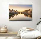 Ponte Vecchio by Pete Latham on GIANT ART - orange photo manipulation