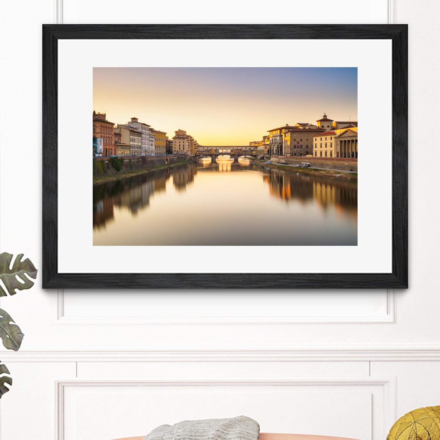 Ponte Vecchio by Pete Latham on GIANT ART - orange photo manipulation