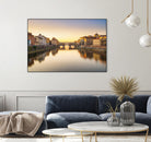 Ponte Vecchio by Pete Latham on GIANT ART - orange photo manipulation