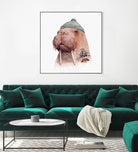 Tattooed Walrus by Tim McConnachie on GIANT ART - gray mixed media