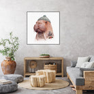 Tattooed Walrus by Tim McConnachie on GIANT ART - gray mixed media