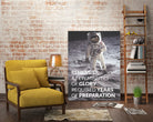 Motivational - Prepare For Glory (Moon Landing) by Wazir Rohiman on GIANT ART - gray typography