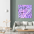 Lilac Monstera by Nina May on GIANT ART - fuchsia digital painting
