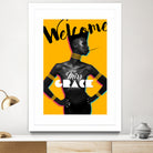 Tribute Grace Jones #1 by Stephane Munnier on GIANT ART - yellow photo manipulation