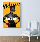 Tribute Grace Jones #1 by Stephane Munnier on GIANT ART - yellow photo manipulation